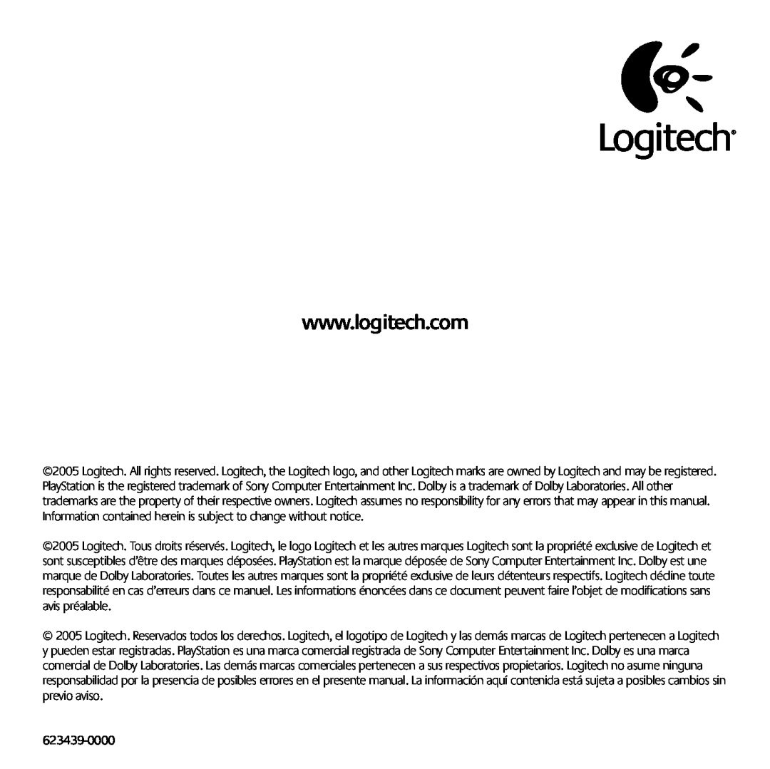 Logitech X-530 manual 