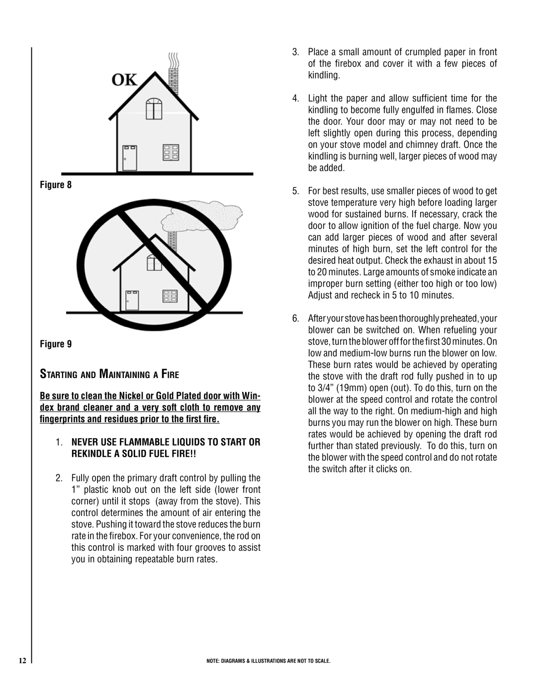 Logitek Standard Elec. Cable Manufacturing C/A210 operation manual Starting and Maintaining a Fire 