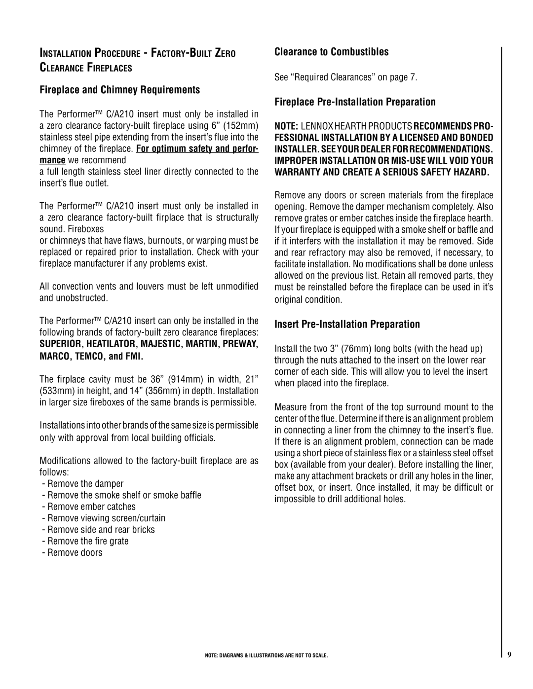 Logitek Standard Elec. Cable Manufacturing C/A210 operation manual See Required Clearances on, Original condition 