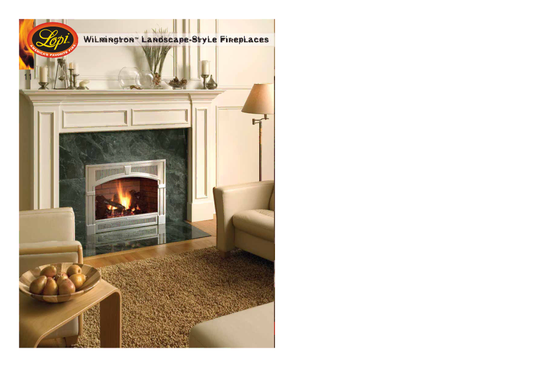 Lopi 21 TRV manual Wilmington LANDSCAPE-STYLE Fireplaces 