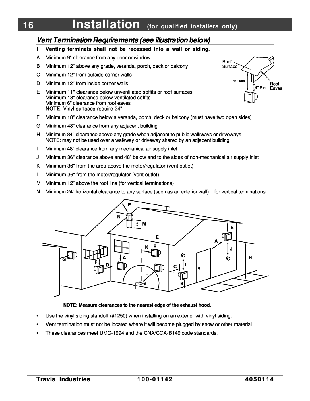 Lopi Direct Vent Freestanding Stove owner manual Installation for qualified installers only, Travis Industries, 1 0 0, 4 0 