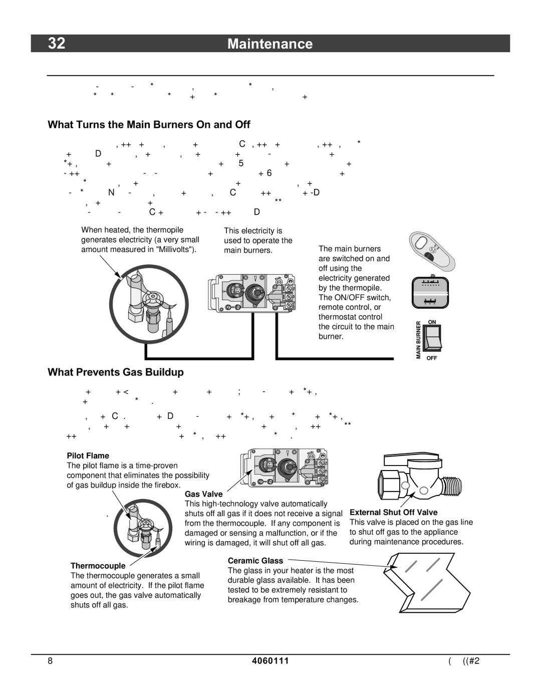 Lopi DVL Insert EF II owner manual 32Maintenance, How this Heater Works, What Turns the Main Burners On and Off 