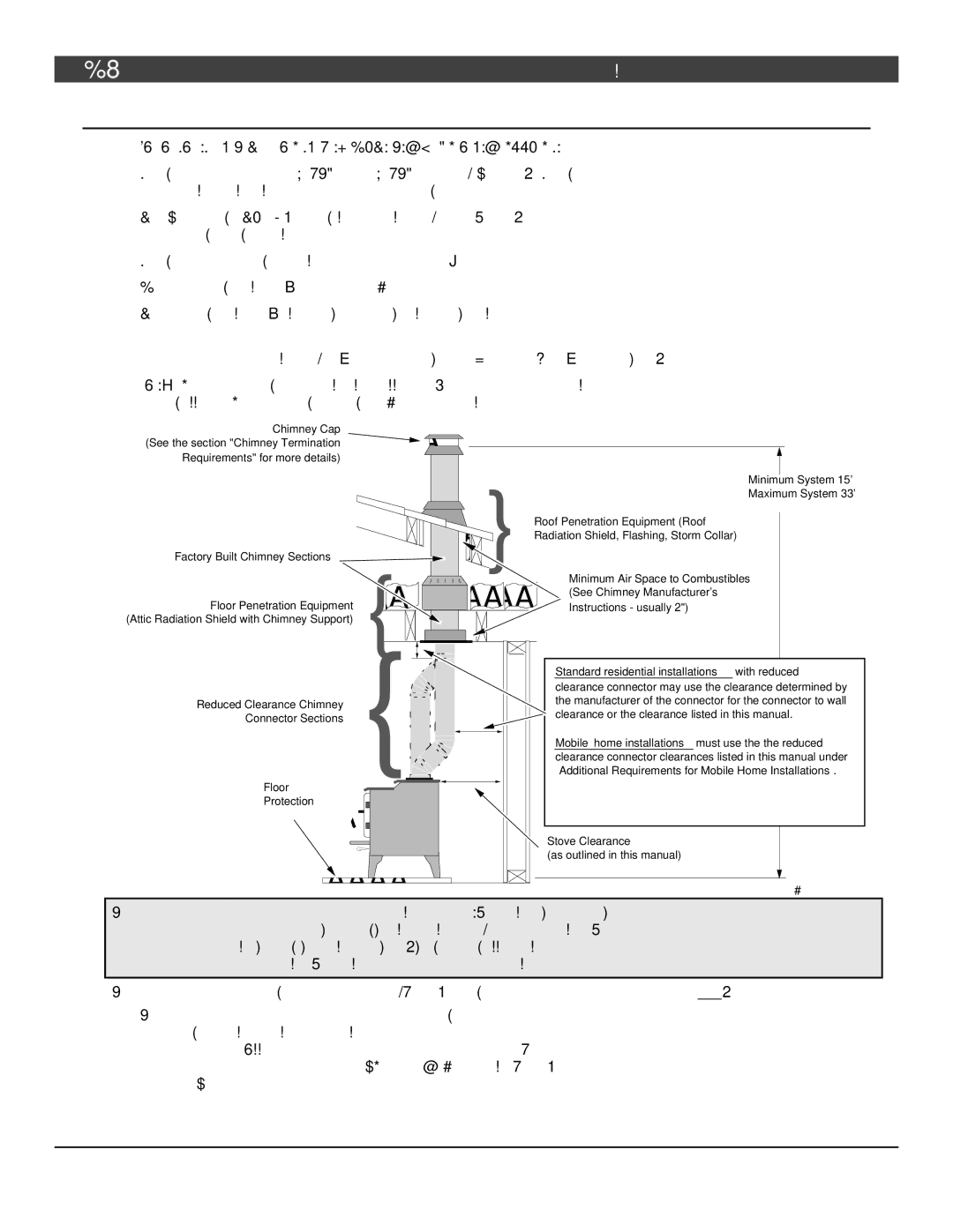 Lopi Endeavor owner manual Chimney Requirements, Drafting, Performance 