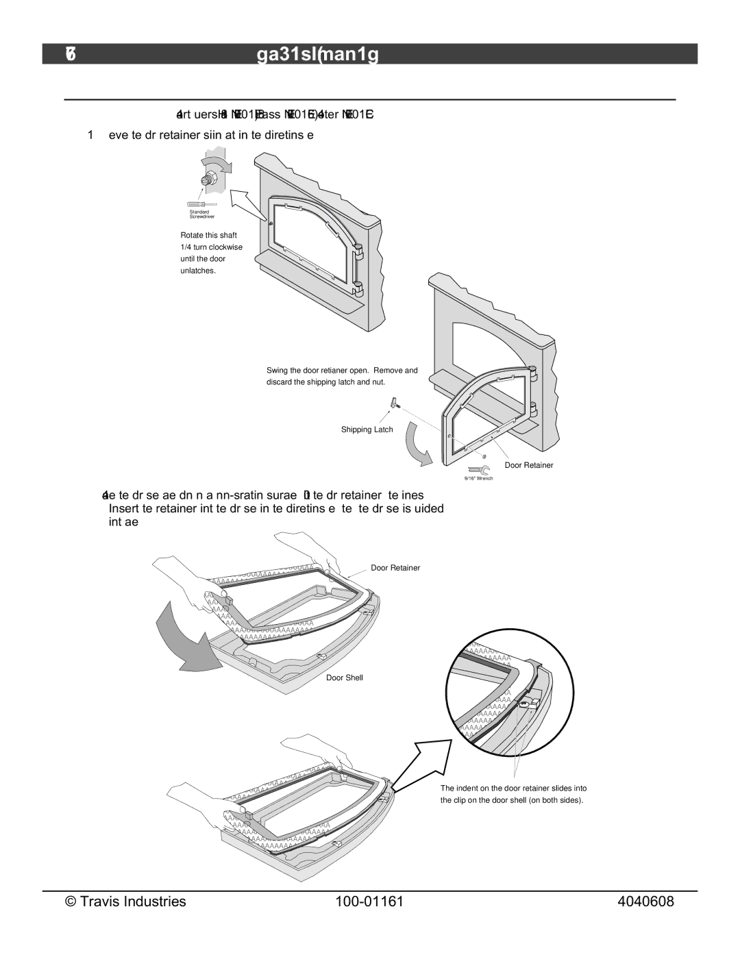 Lopi Endeavor owner manual Optional Equipment, Door Shell Installation 