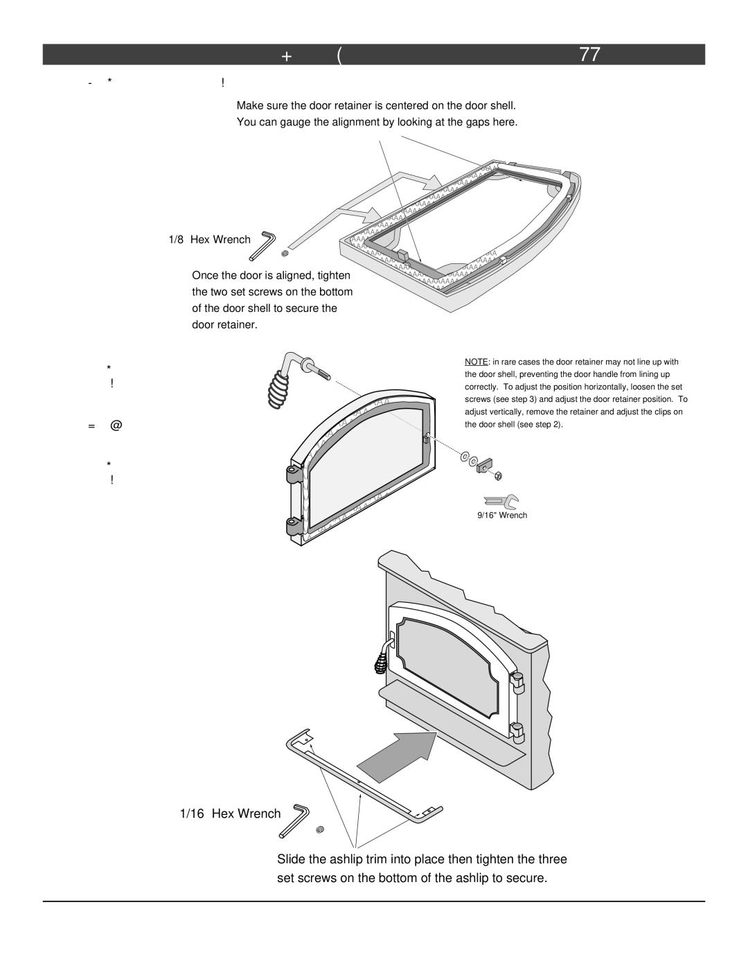 Lopi Endeavor owner manual Hex Wrench 