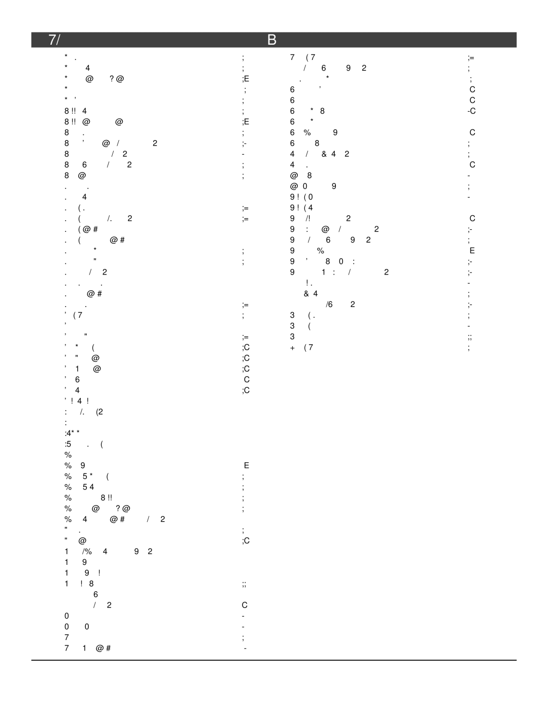 Lopi Endeavor owner manual Index 