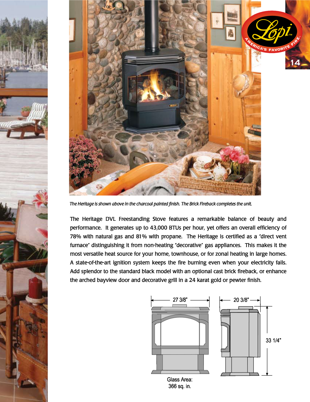 Lopi Gas Stove And Fireplace manual 