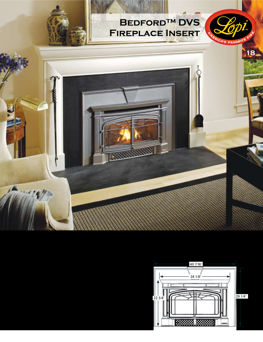 Lopi Gas Stove And Fireplace manual Bedford Dvs Fireplace Insert 