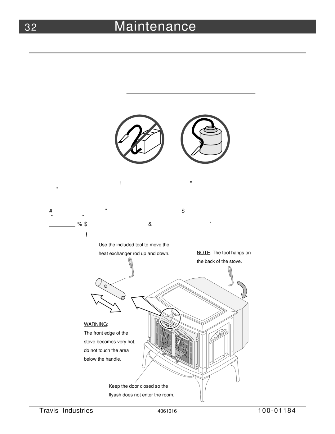 Lopi Leyden Pellet Stove manual 2Maintenance, Bi-Weekly Maintenance or every 10 bags of pellets 