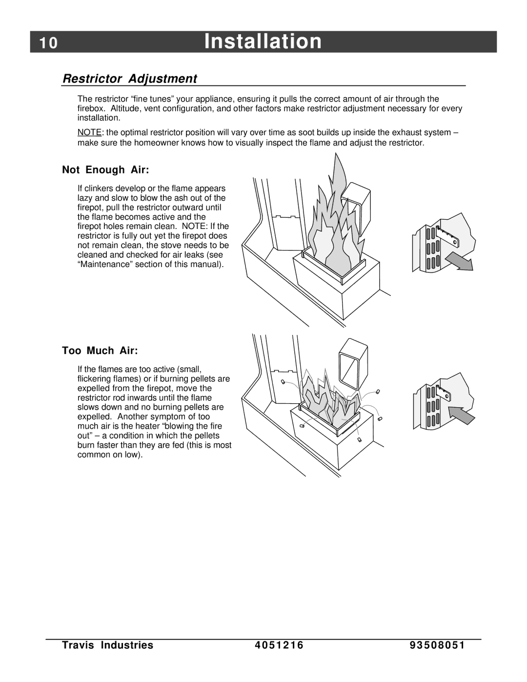 Lopi Masonry Fireplace Factory Built (Metal) Fireplace Mobile Home Model: Pioneer Bay (Heritage Bay PI) 0Installation 