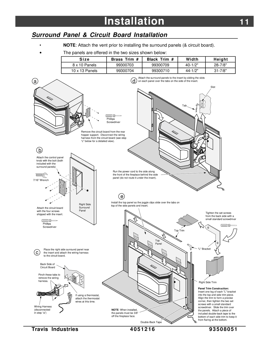 Lopi Masonry Fireplace Factory Built (Metal) Fireplace Mobile Home Model: Pioneer Bay (Heritage Bay PI) Installation1 