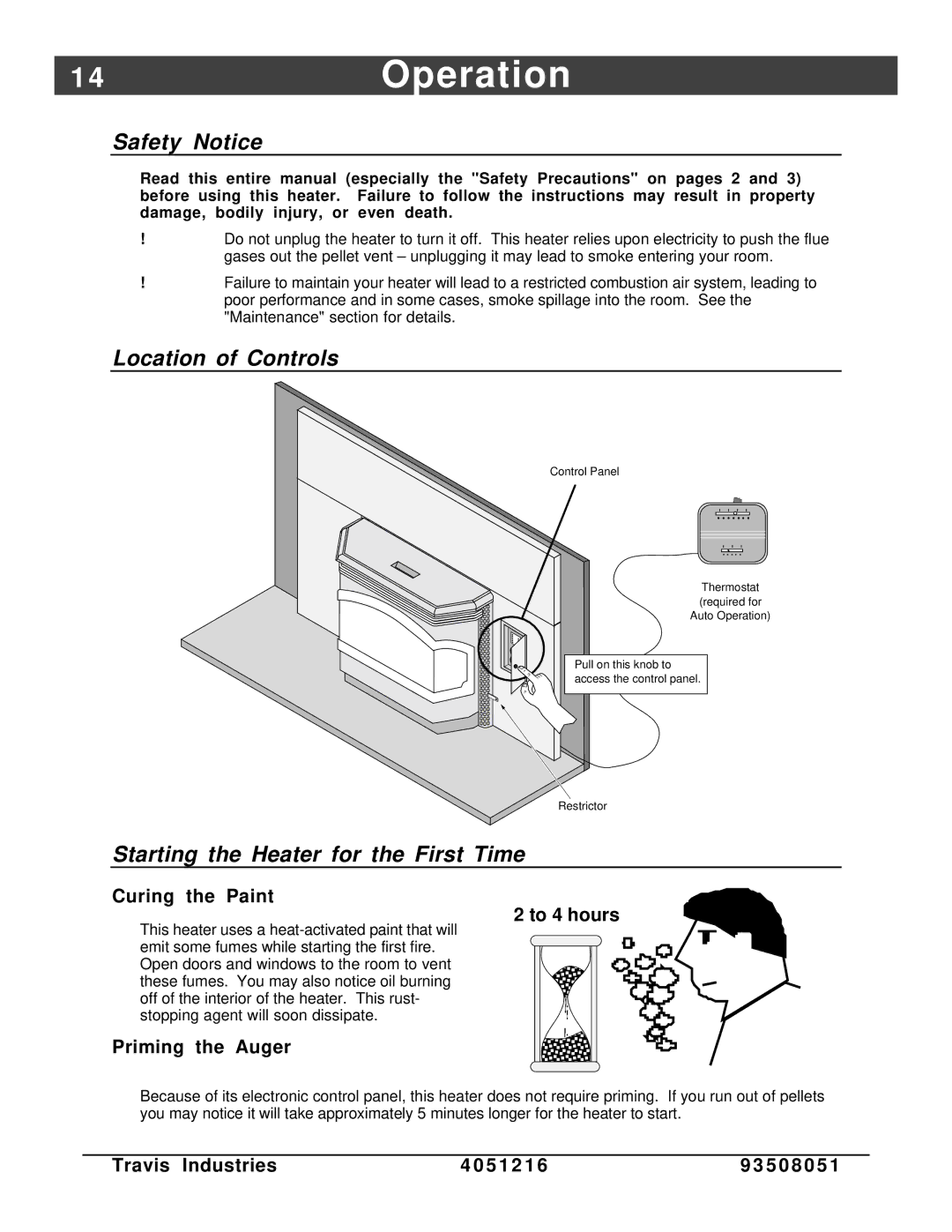 Lopi Masonry Fireplace Factory Built (Metal) Fireplace Mobile Home Model: Pioneer Bay (Heritage Bay PI) manual 4Operation 