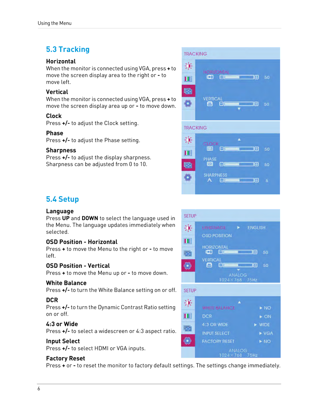 Lorex 24[sy] security surveillance monitor manual Tracking 