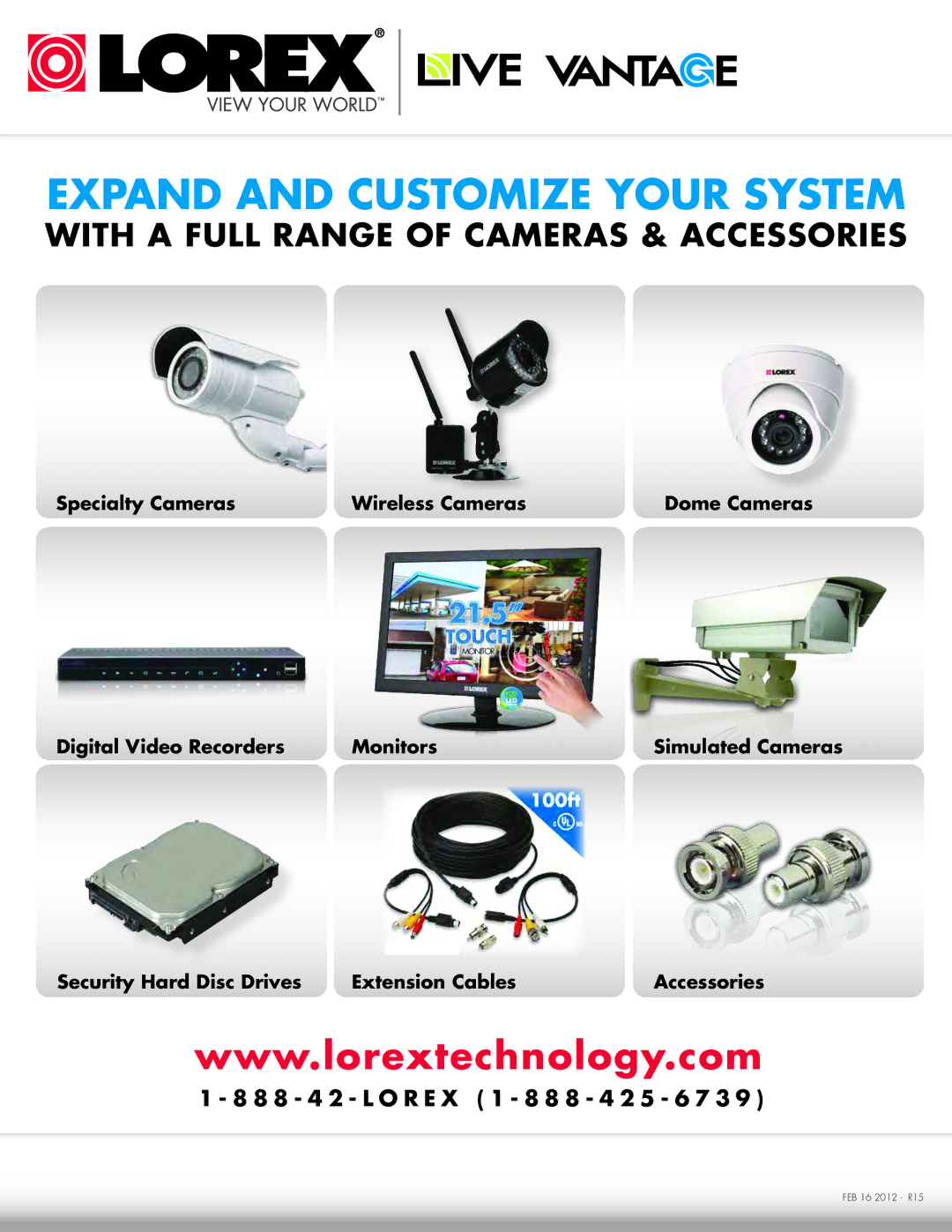 Lorex 24[sy] security surveillance monitor manual Expand and Customize Your System 