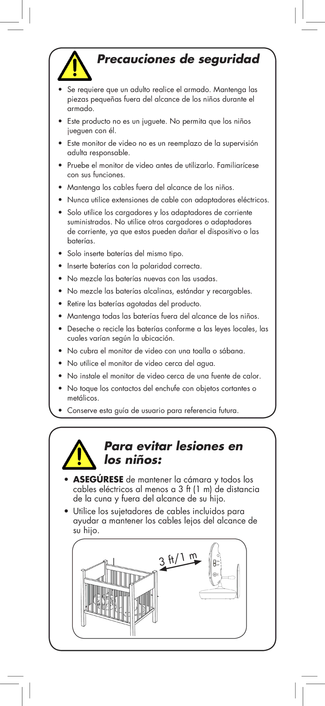 LOREX Technology BB2411 manual Precauciones de seguridad 