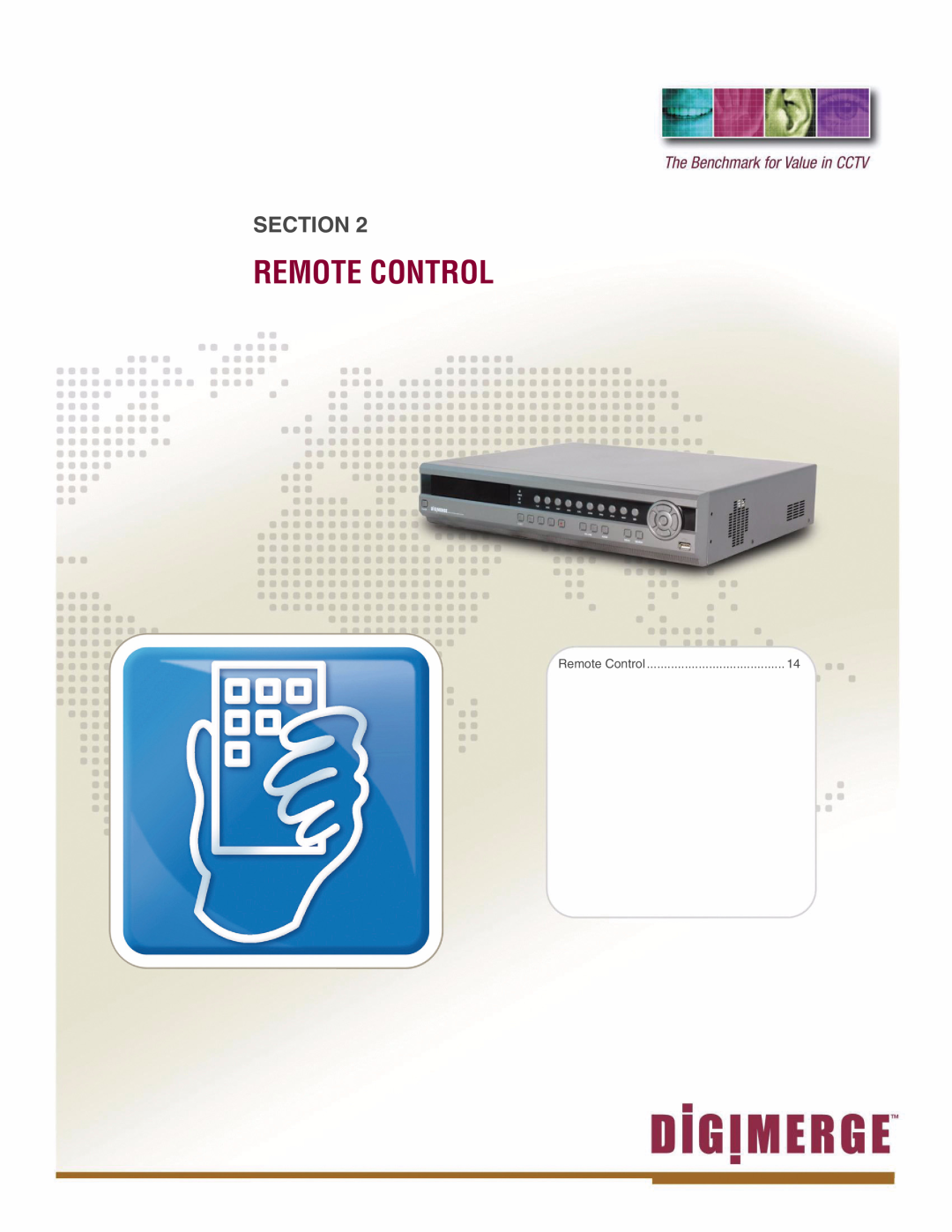 LOREX Technology DHU500 manual Remote Control, Section 