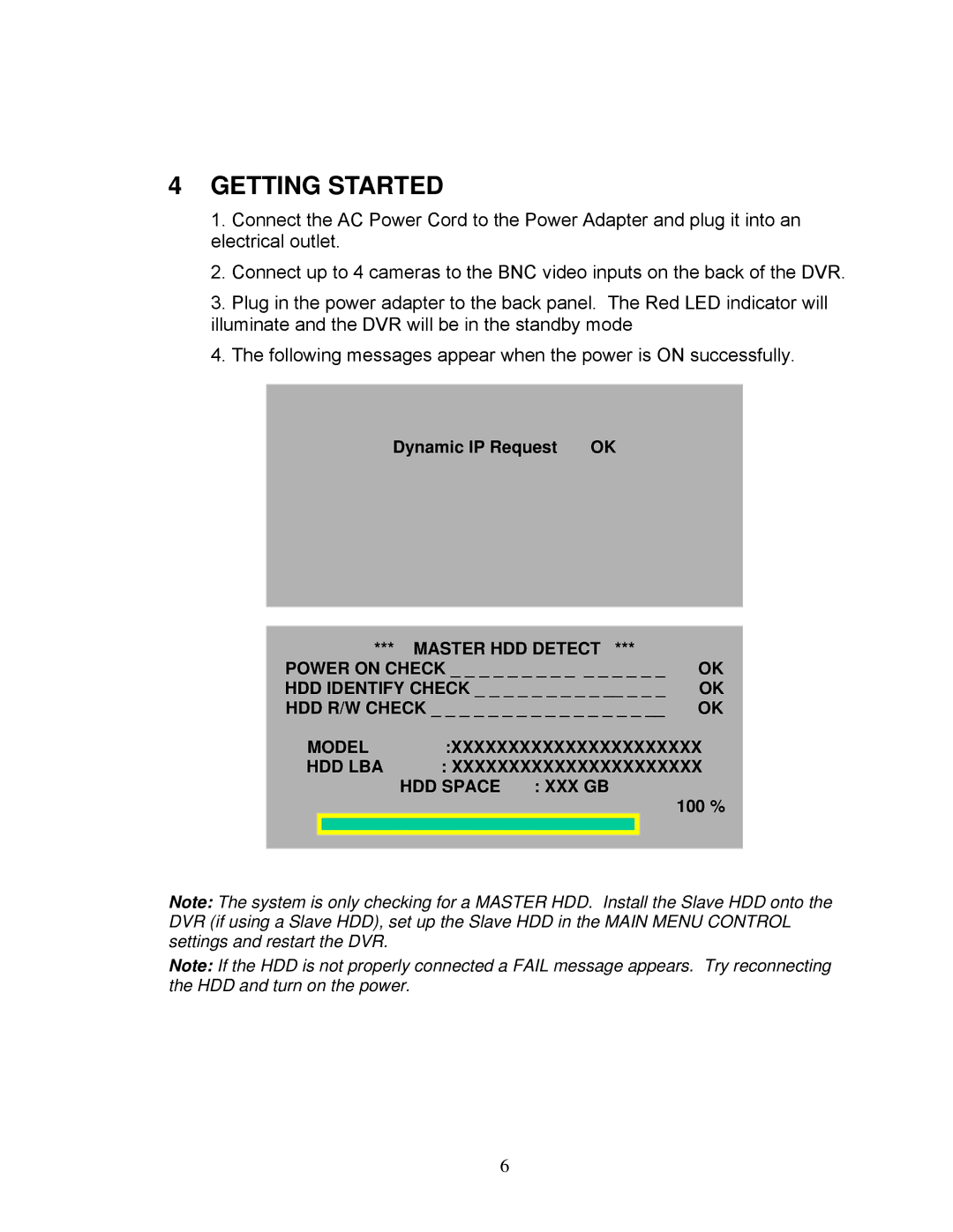 LOREX Technology DXR43000 Series instruction manual Getting Started 