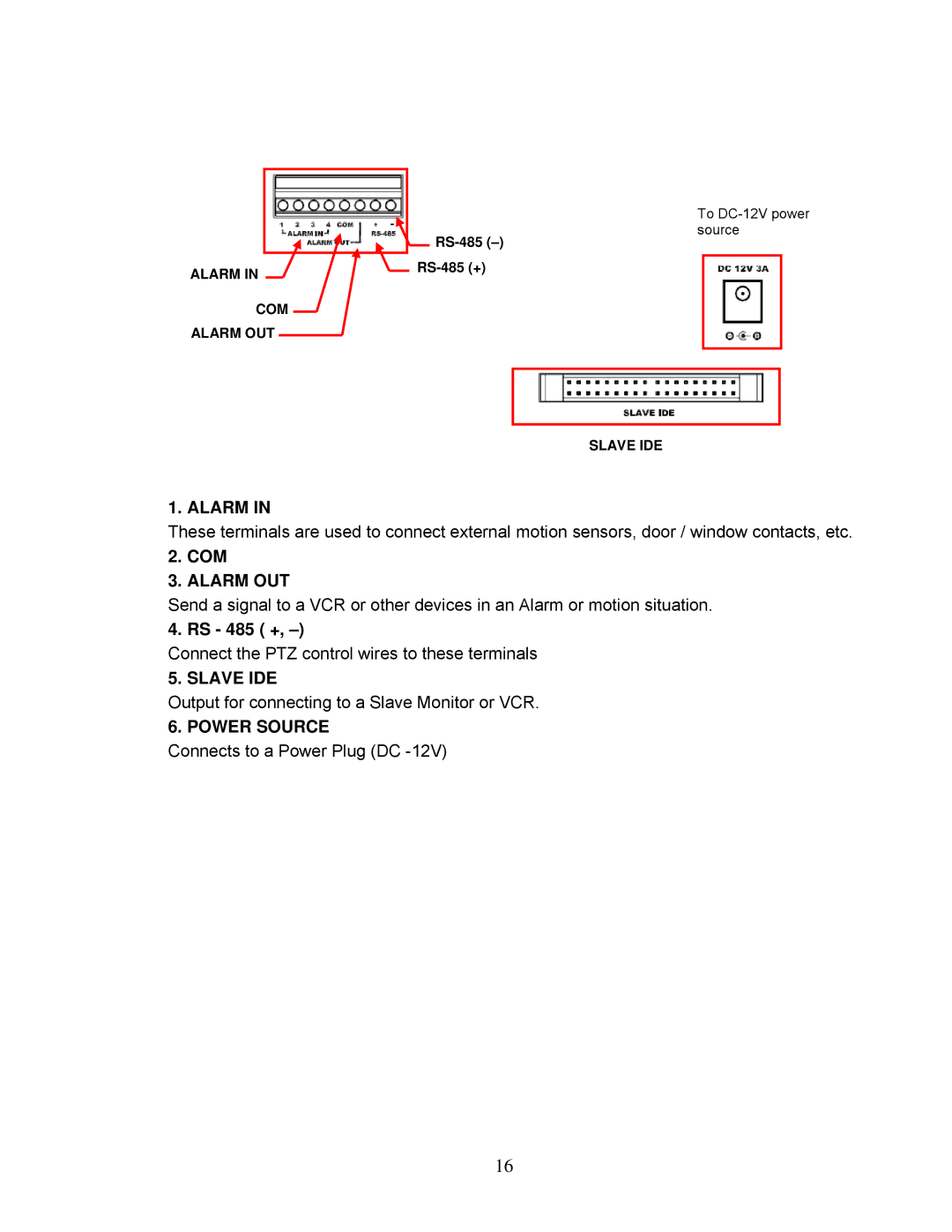 LOREX Technology DXR43000 Series instruction manual Slave IDE 