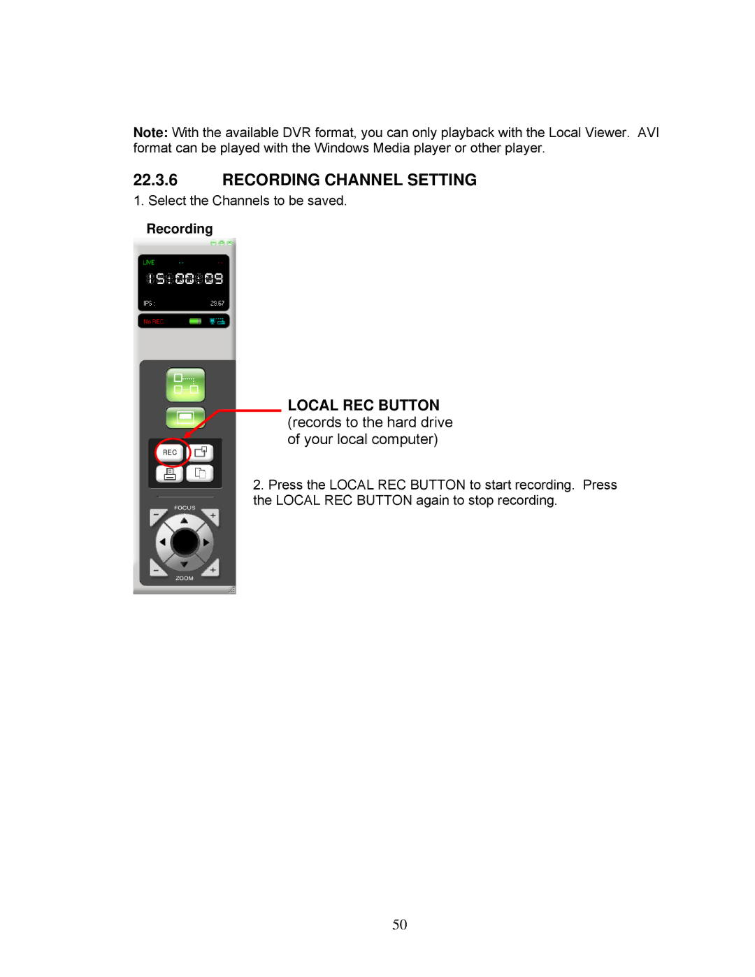 LOREX Technology DXR43000 Series instruction manual Recording Channel Setting 