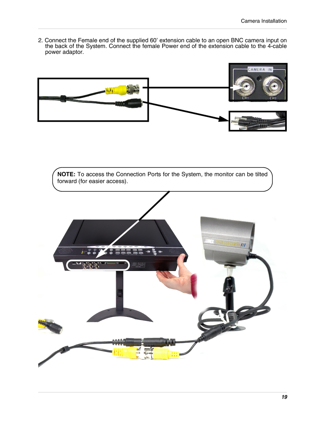 LOREX Technology L15LD400 instruction manual Camera Installation 