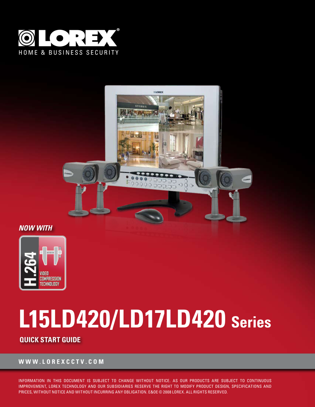 LOREX Technology specifications L15LD420/LD17LD420 Series 