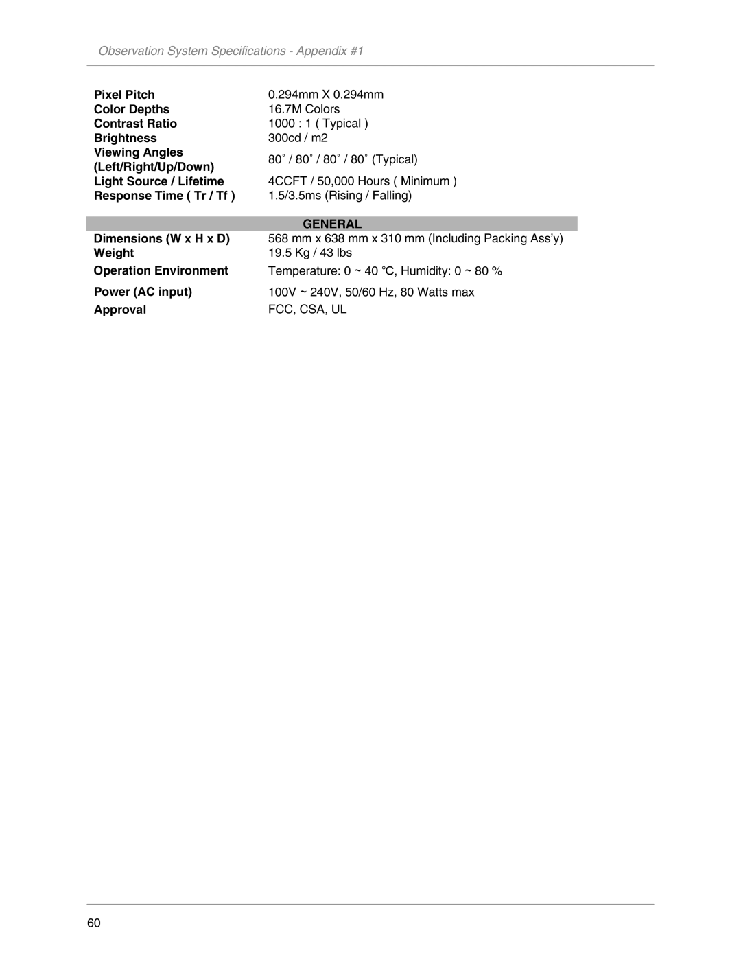 LOREX Technology L19LD800-Series instruction manual General 