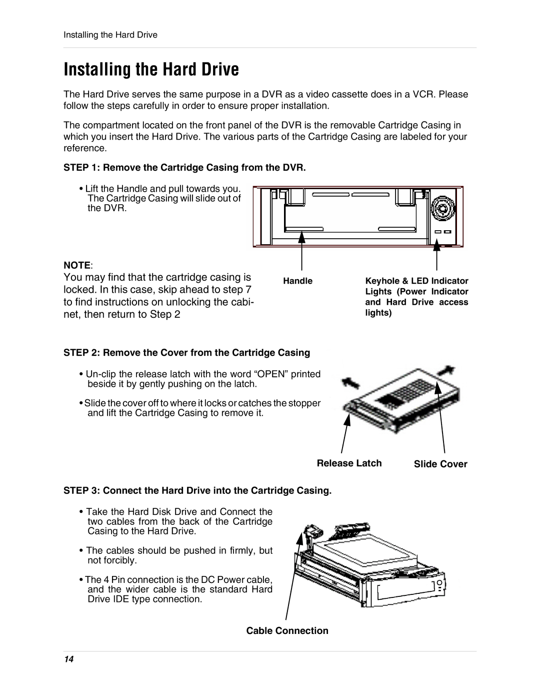 LOREX Technology L3104 instruction manual Installing the Hard Drive 