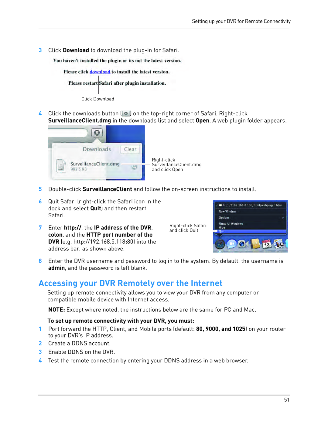 LOREX Technology LH010 ECO BLACKBOX SERIES instruction manual Accessing your DVR Remotely over the Internet 