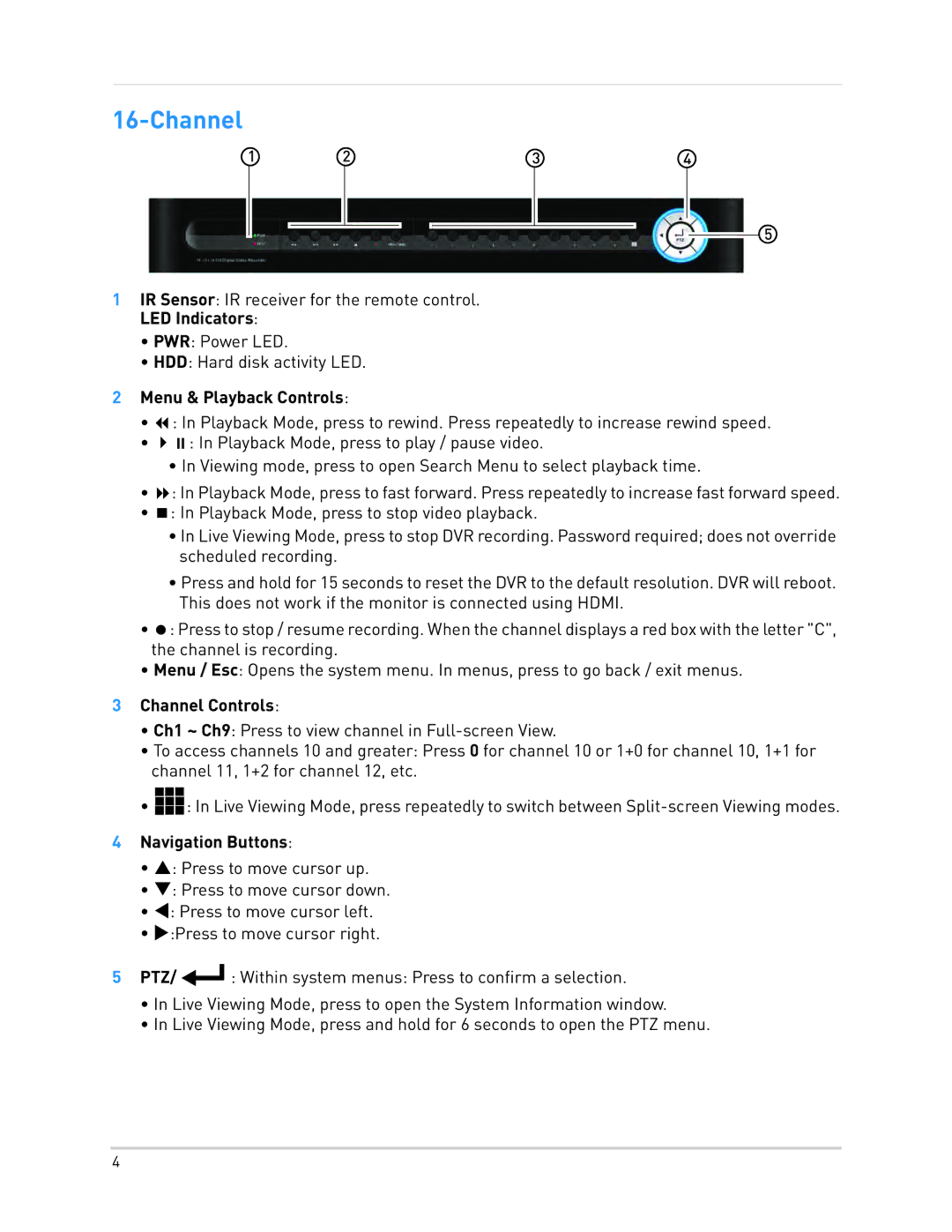 LOREX Technology LH1361001C8B, LH130 instruction manual Channel 