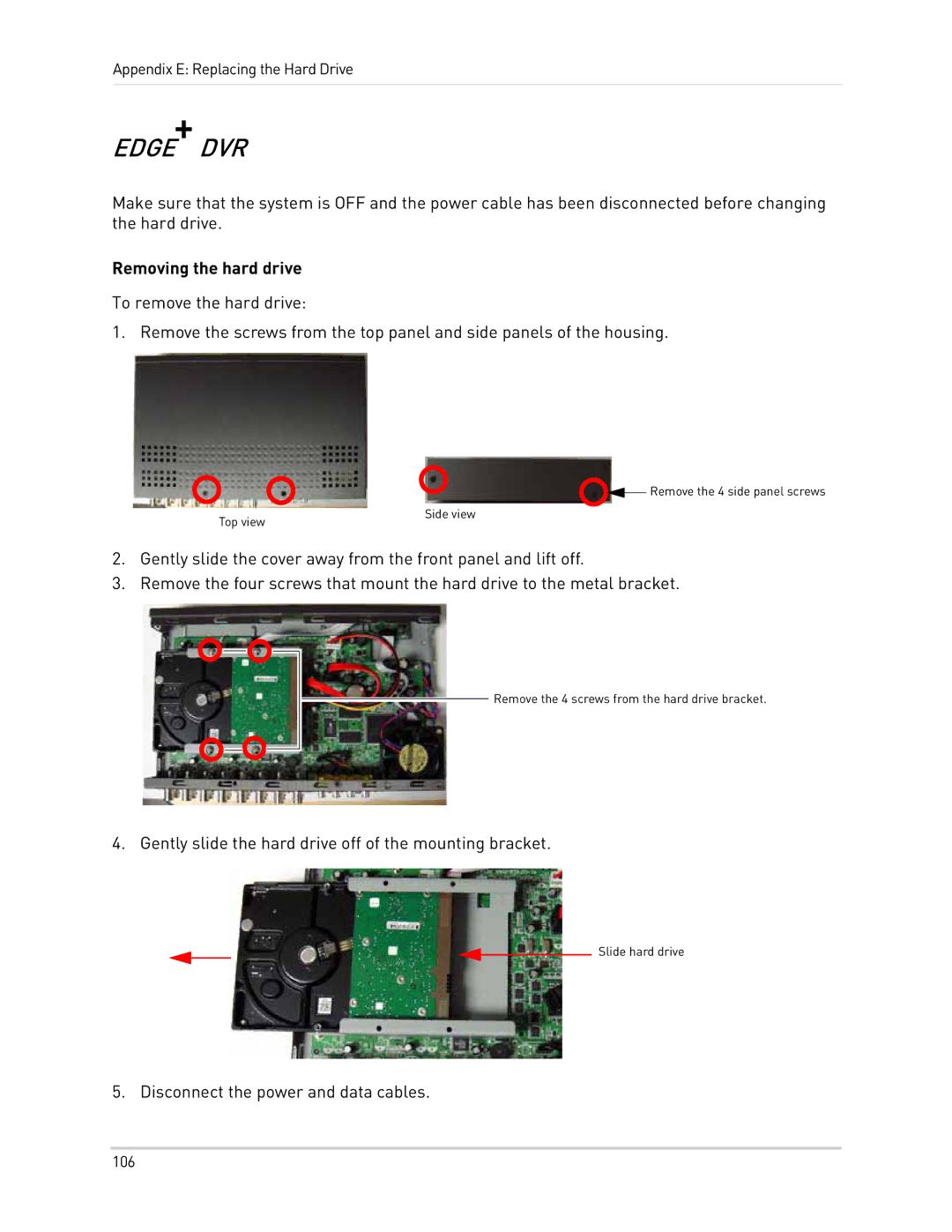 LOREX Technology LH300 Series instruction manual Edge DVR 