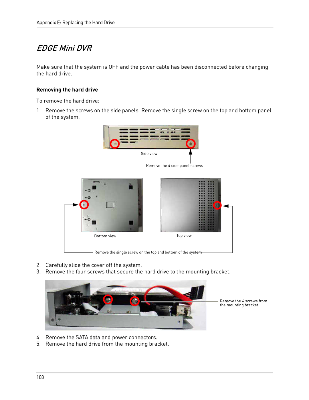 LOREX Technology LH300 Series instruction manual Edge Mini DVR 