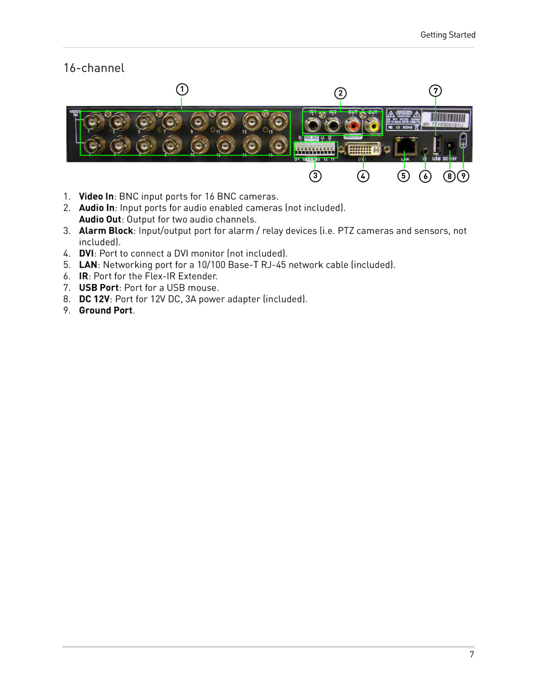 LOREX Technology LH300 Series instruction manual Channel 