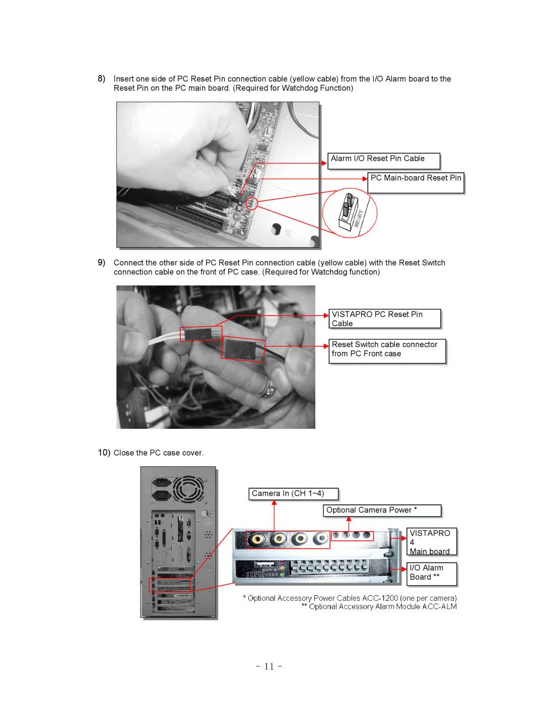 LOREX Technology QLR-0440 Series instruction manual Vistapro 