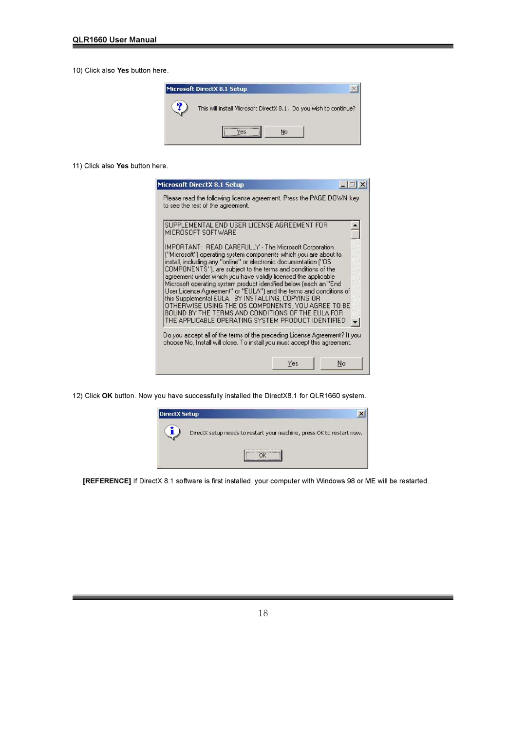 LOREX Technology QLR1660 instruction manual 