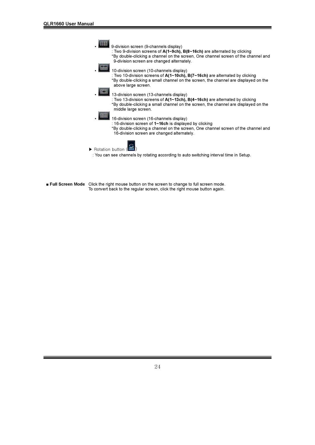 LOREX Technology QLR1660 instruction manual 