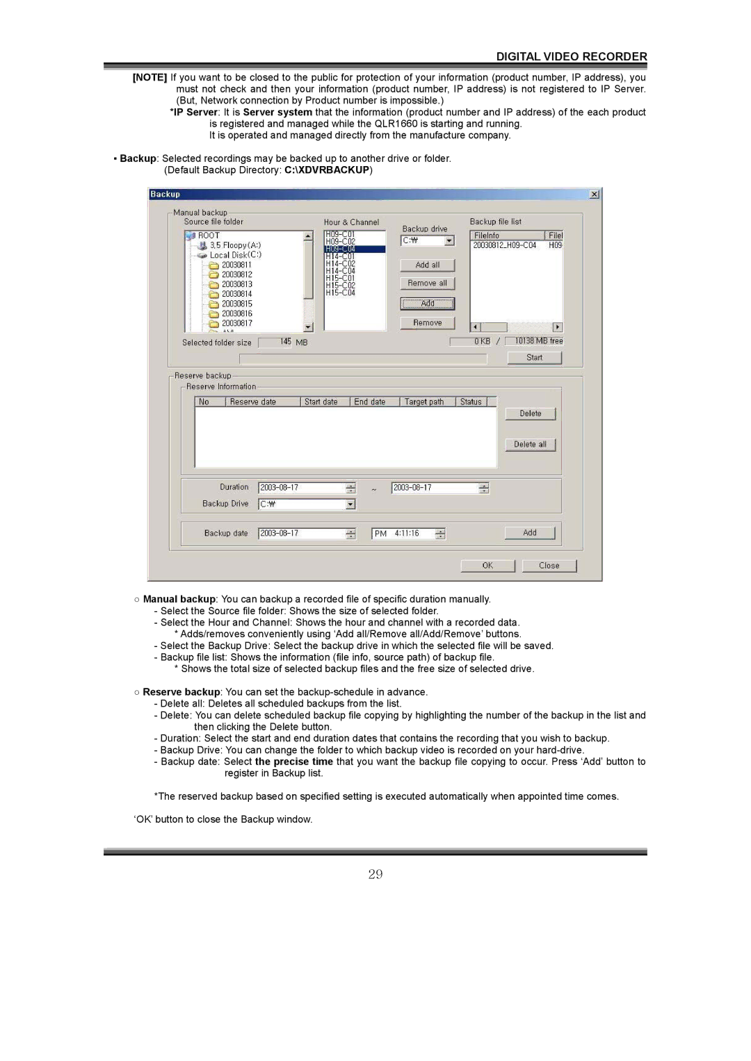 LOREX Technology QLR1660 instruction manual Digital Video Recorder 