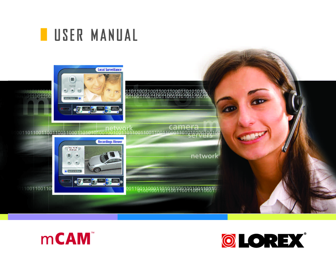 LOREX Technology SG21CD7444 user manual E R M a N U a L 