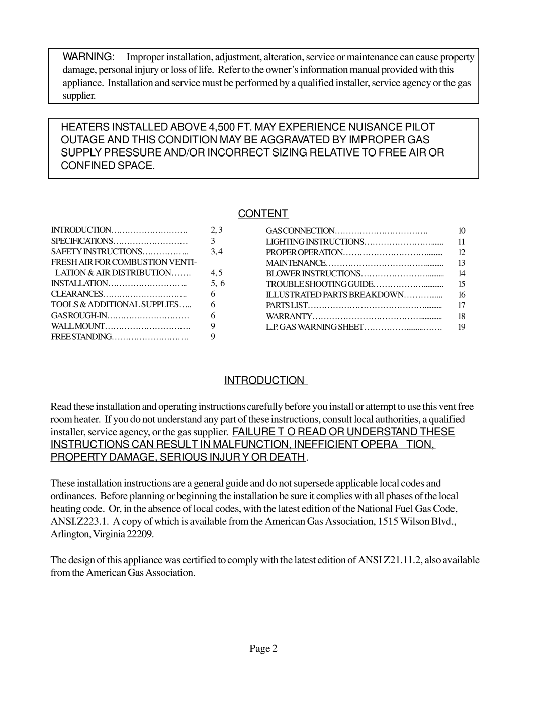 Louisville Tin and Stove BFT102, BFT201, BFT301 Introduction, Illustrated Parts BREAKDOWN……… Tools & Additional SUPPLIES… 