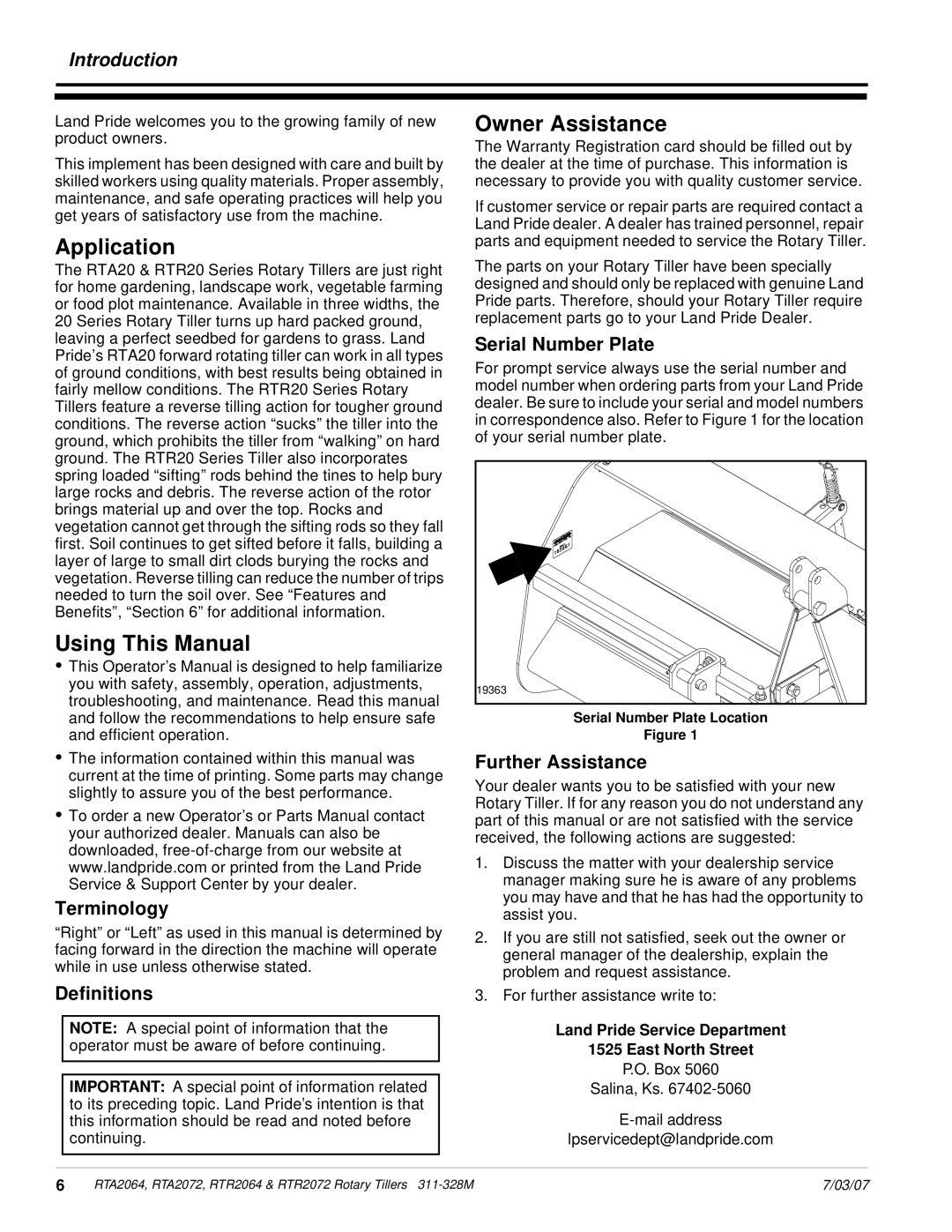 Lowepro RTA2064, RTA2072, RTR2064, RTR2072 manual Application Owner Assistance, Using This Manual, Introduction 