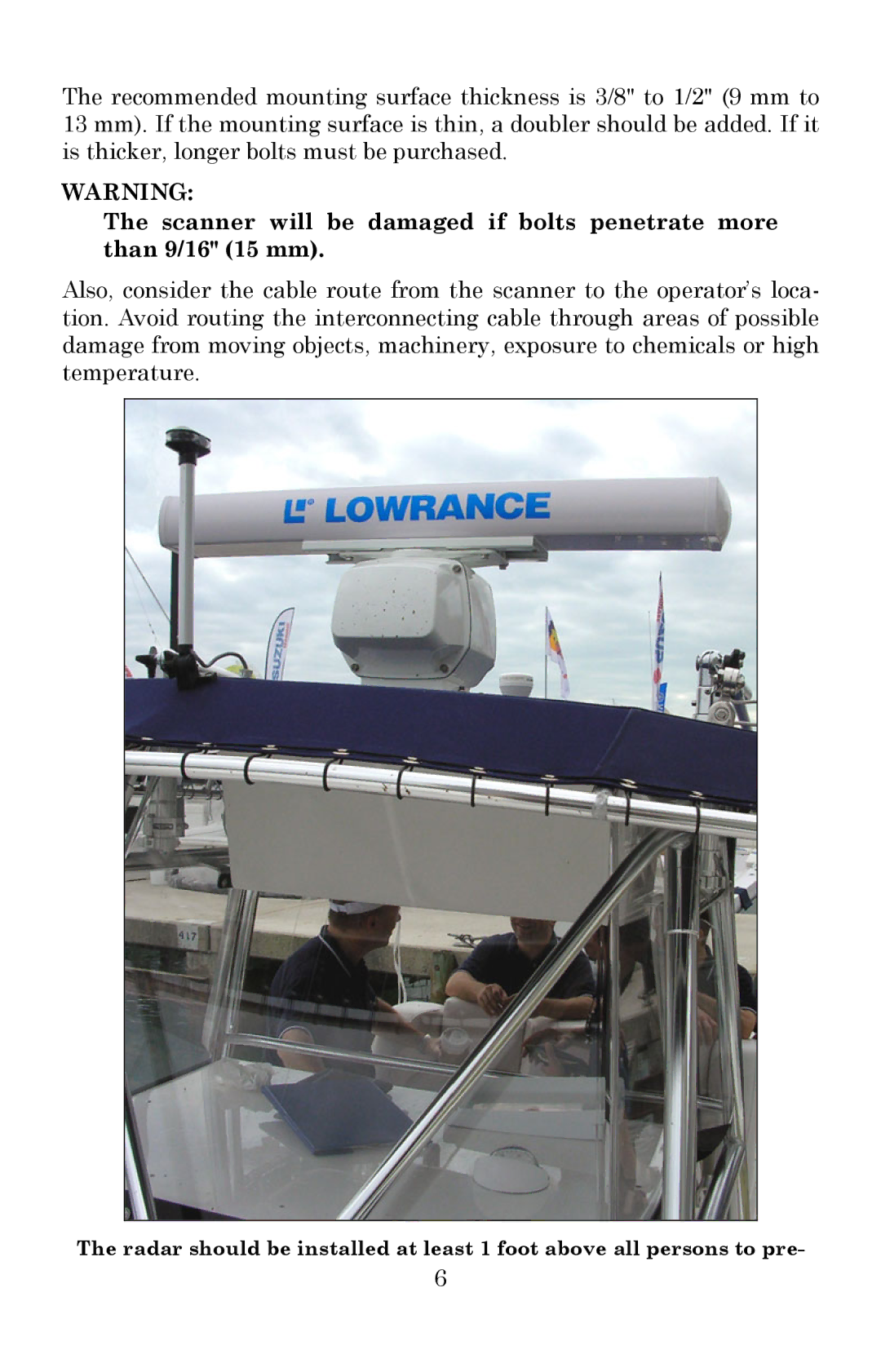 Lowrance electronic 100 installation instructions 