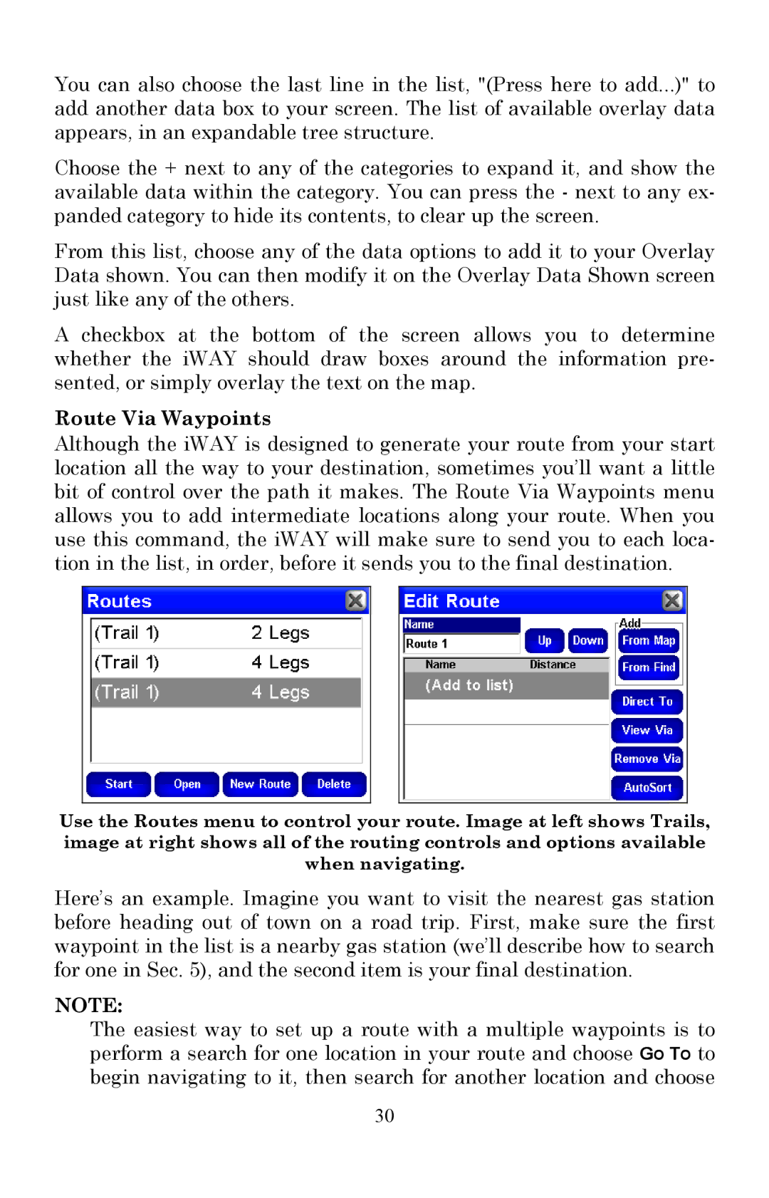 Lowrance electronic 350c manual Route Via Waypoints 