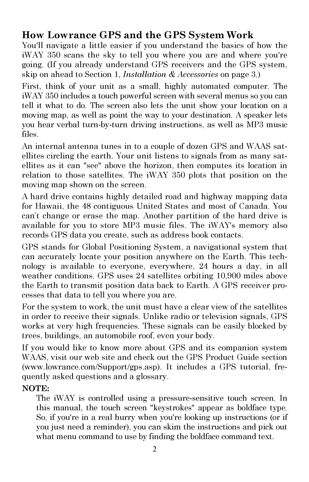 Lowrance electronic 350c manual How Lowrance GPS and the GPS System Work 