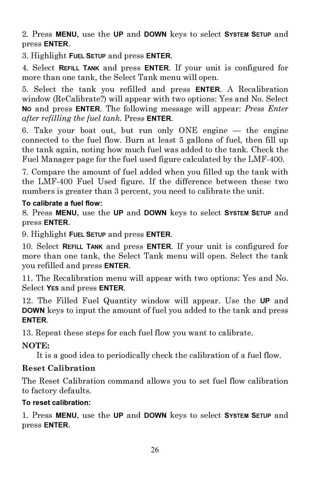 Lowrance electronic EP-60R installation instructions Enter 