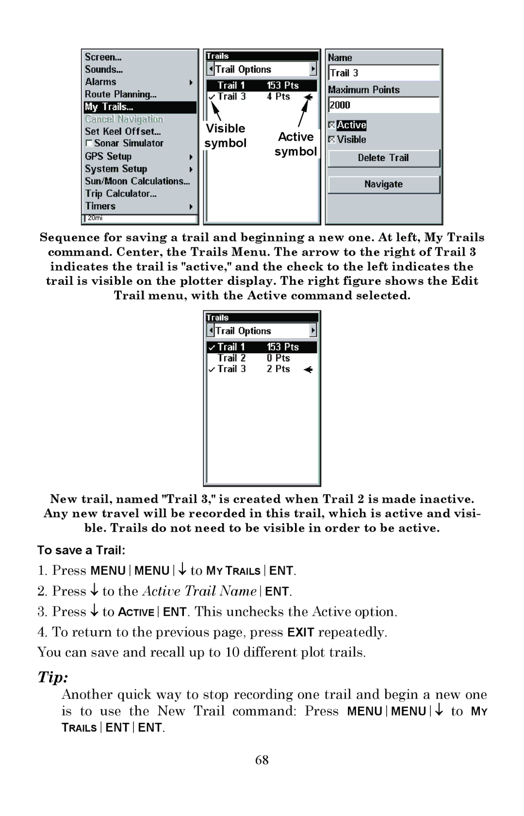 Lowrance electronic Fish Finder manual Tip 