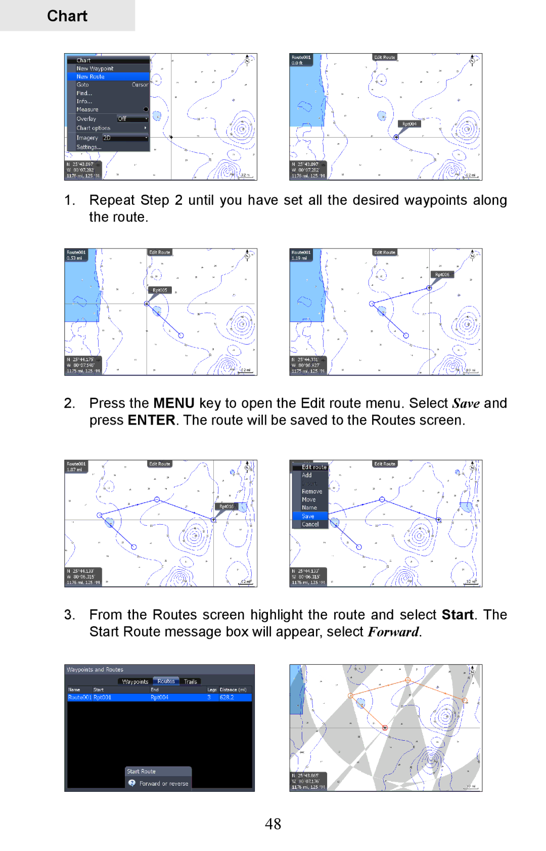 Lowrance electronic HDS-7, HDS-5 manual Chart 