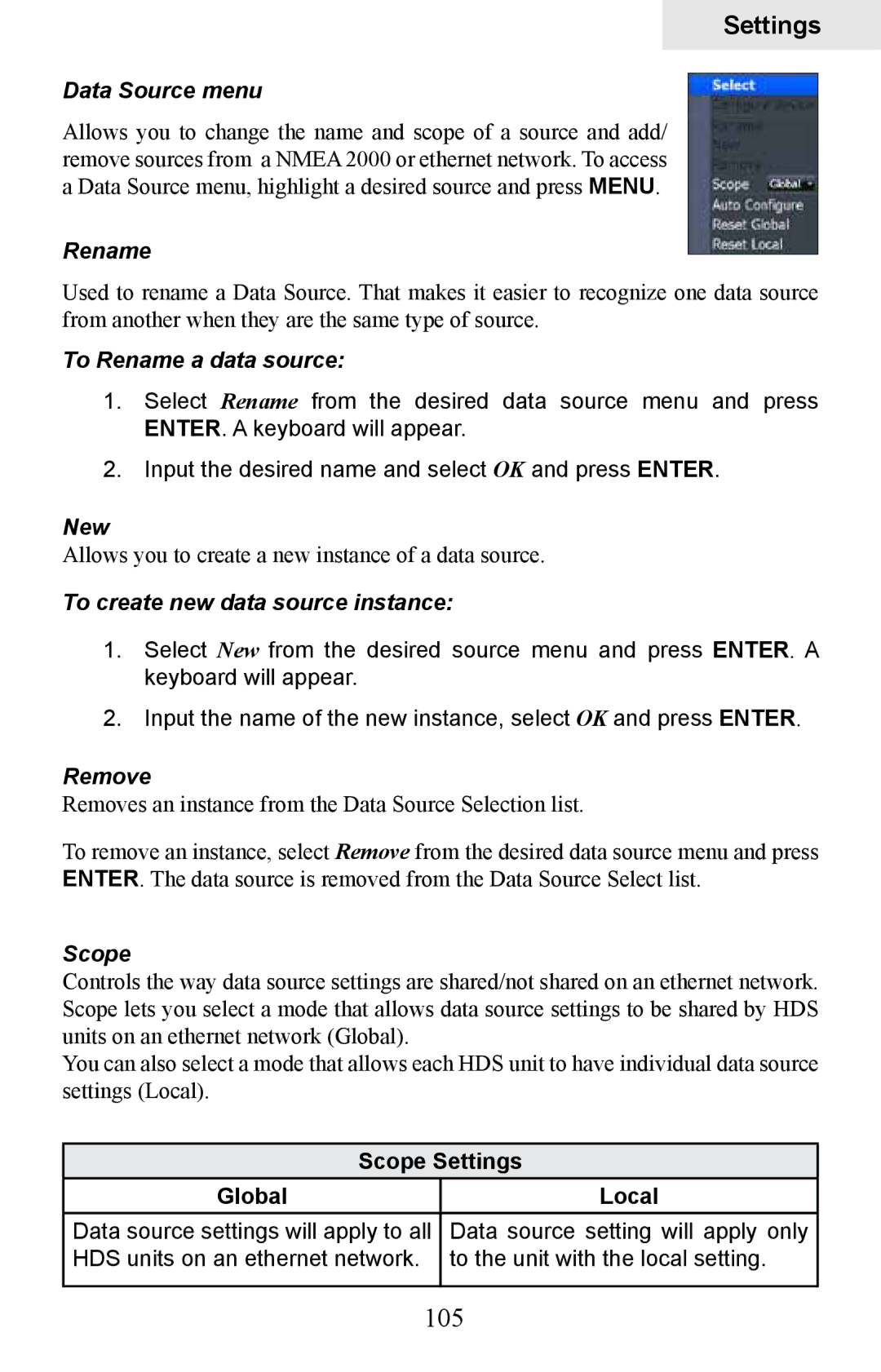 Lowrance electronic HDS-8M, HDS-10M operation manual 105 