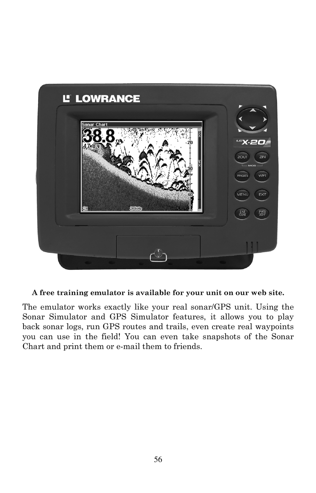 Lowrance electronic LCX-20C manual 