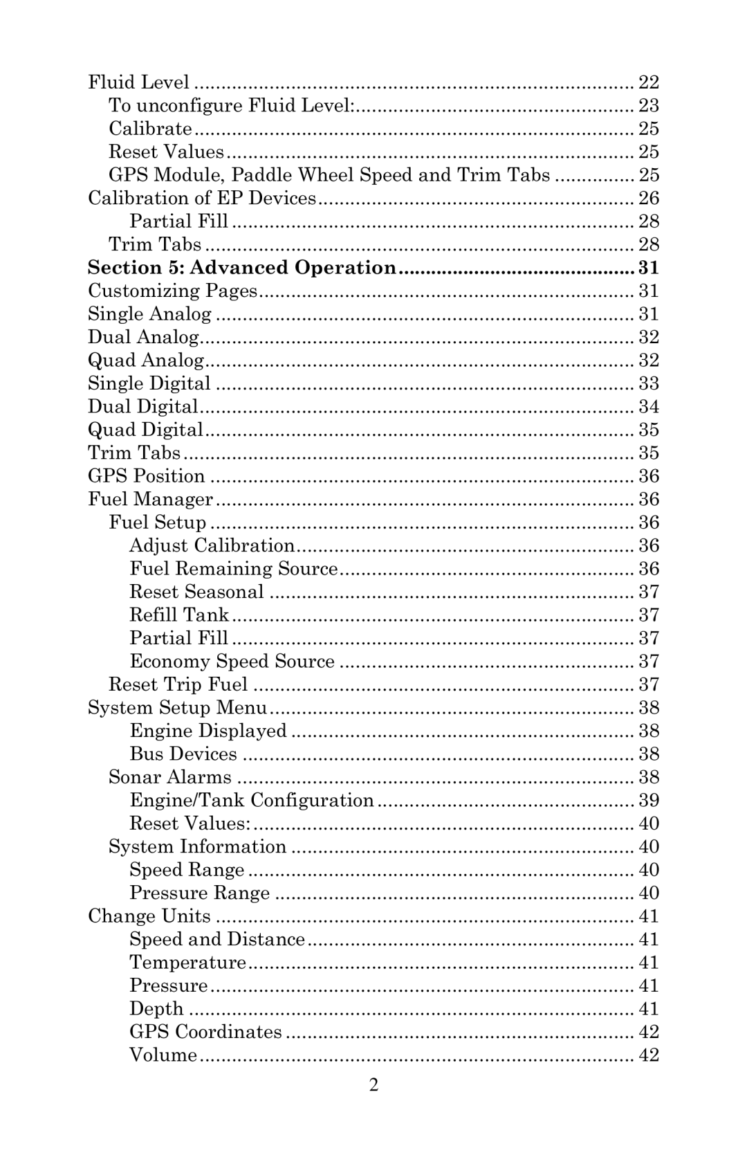 Lowrance electronic LMF-400 manual To unconfigure Fluid Level Calibrate 