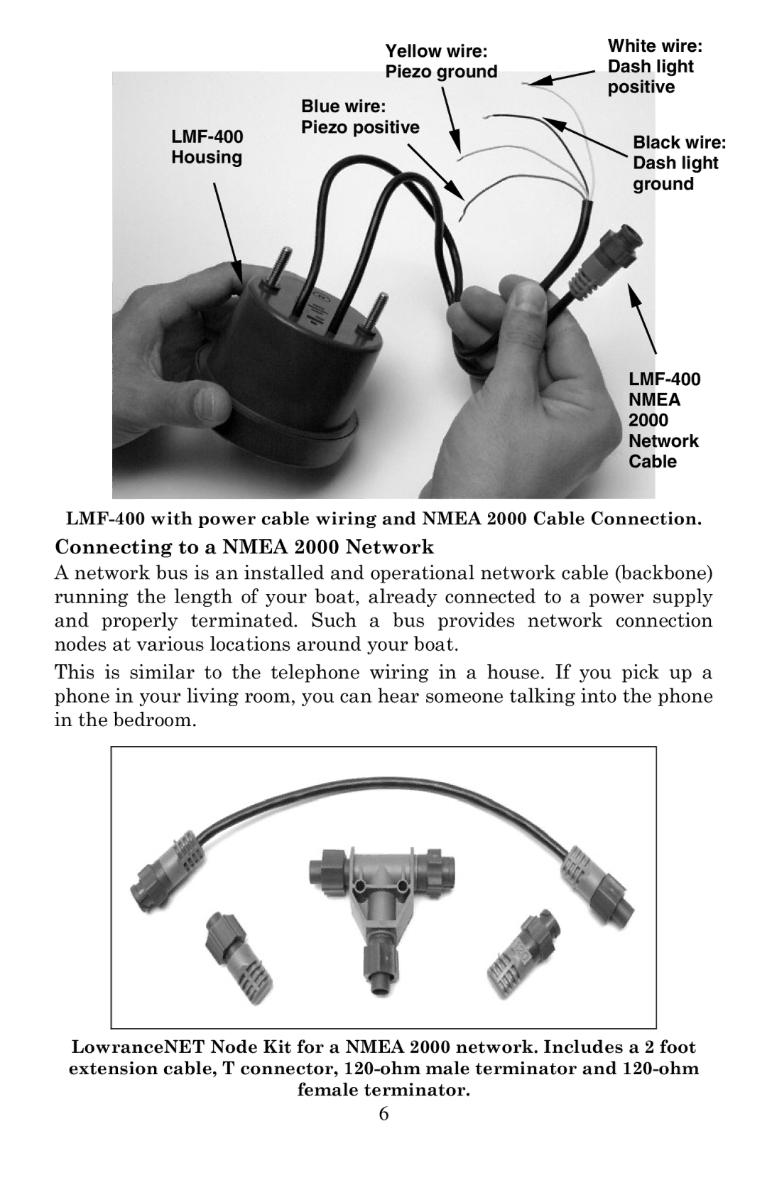 Lowrance electronic LMF-400 manual 