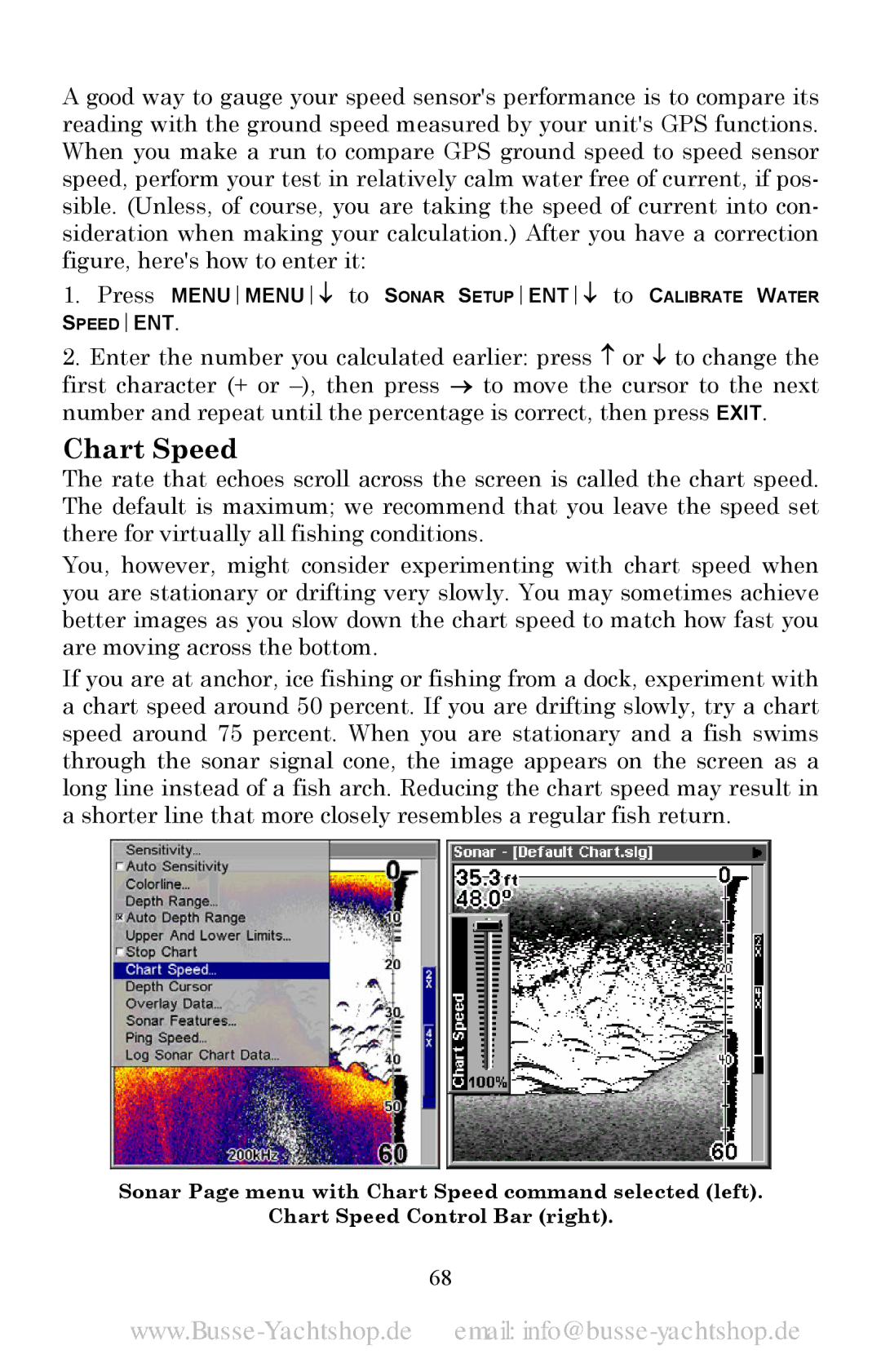 Lowrance electronic LMS-520C, LMS-525C DF manual Chart Speed 